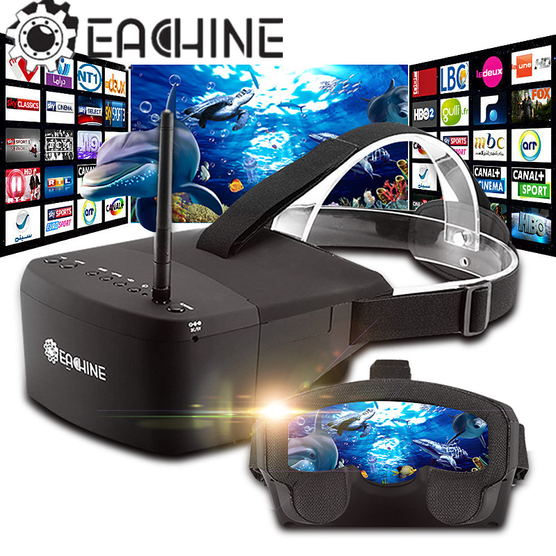 Skyzone Sky04O Pro Fpv Goggles - Eachine EV800 5 Inch 800X480 Video