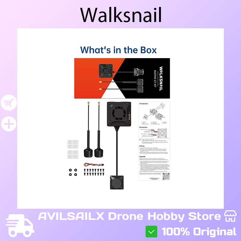 Walksnail Avatar GT FPV Kit Ma - đánh giá và giá Walksnail Avatar Gt Kit 2W Vtx